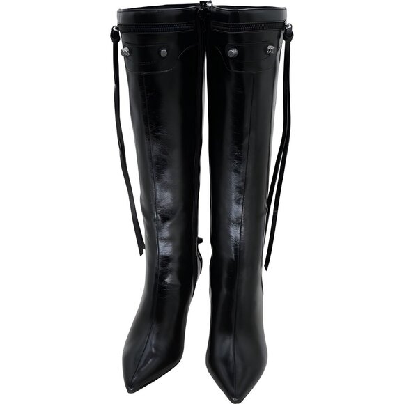 BCBGeneration Irina Knee High Pointed Toe Boots Black Women's US 7M - Picture 5 of 6